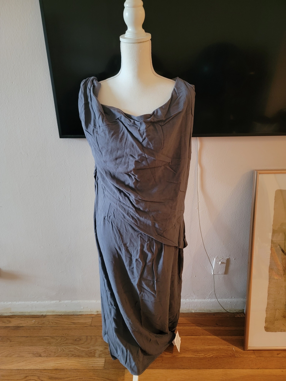 ASOS DESIGN Charcoal Gray Dress